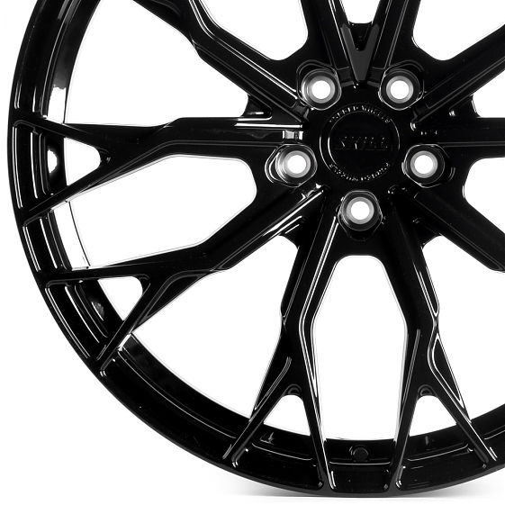 Кованые диски H240601SF SKILL SL723-CS427 21 J9 ET24 5x112 66.6 чёрный глянцевый: Фото 2