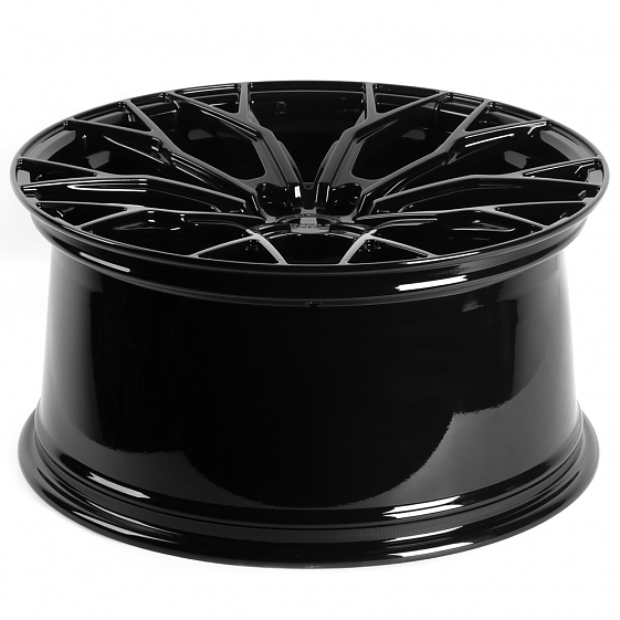 Кованые диски H240601SF SKILL SL723-CS427 21 J9 ET24 5x112 66.6 чёрный глянцевый: Фото 7