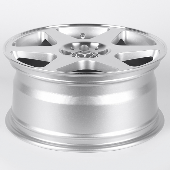Литые диски 82066 Mercedes-Benz IVF-3481-DS316 17 J8 ET37 5x112 66.5 серебро + полированные спицы: Фото 7