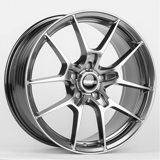 Литые диски 80379 Rays WC001-SK163 18 J8 ET40 5x108 73.1 серебро тёмное: Фото 4
