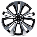 Кованые диски 240309K SKILL FG837-DS215 20 J8.5 ET43.5 5x120 72.6 чёрный глянцевый + полированные сп