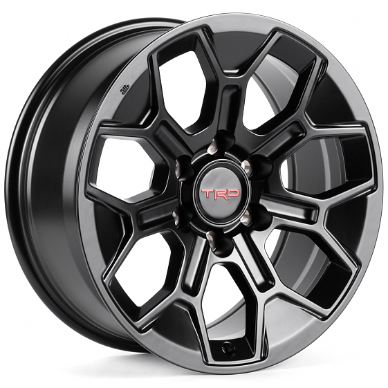 Литые диски 82653 TRD IVF-3015 18 J8 ET15 6x139.7 106.1 чёрный матовый: Фото 4