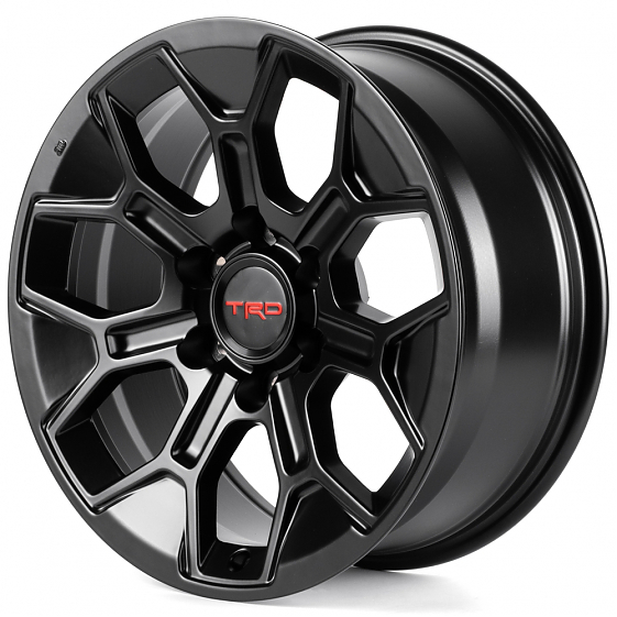 Литые диски 82653 TRD IVF-3015 18 J8 ET15 6x139.7 106.1 чёрный матовый: Фото 5
