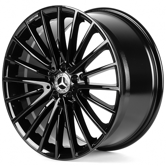 Литые диски 82587 Mercedes-Benz IVF-3064-H3064F 20 J9.5 ET43 5x112 66.5 чёрный глянцевый: Фото 5