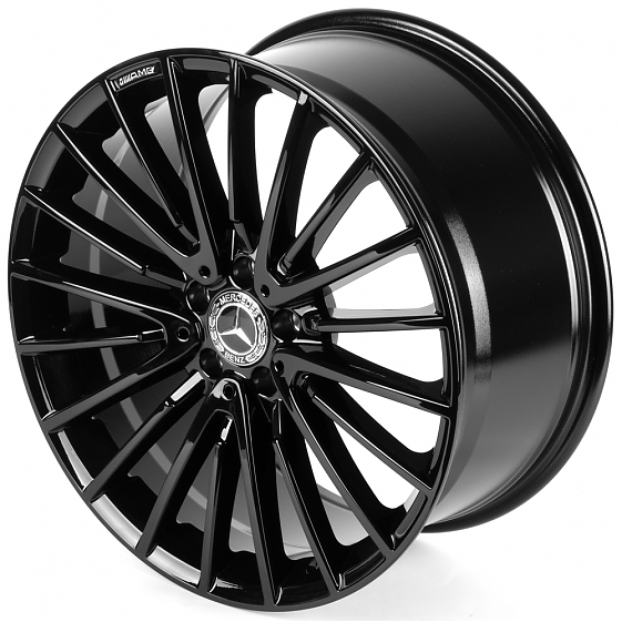 Литые диски 82587 Mercedes-Benz IVF-3064-H3064F 20 J9.5 ET43 5x112 66.5 чёрный глянцевый: Фото 6