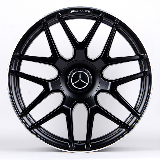 Литые диски 80879 Mercedes-Benz 7094X-CT400 22 J10 ET36 5x130 84.1 чёрный матовый + полированный обо: Фото 1