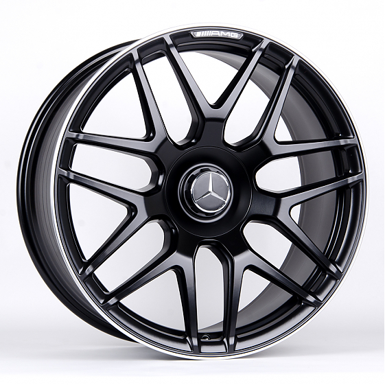 Литые диски 80879 Mercedes-Benz 7094X-CT400 22 J10 ET36 5x130 84.1 чёрный матовый + полированный обо: Фото 3