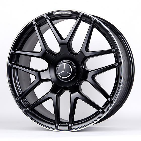Литые диски 80879 Mercedes-Benz 7094X-CT400 22 J10 ET36 5x130 84.1 чёрный матовый + полированный обо: Фото 4