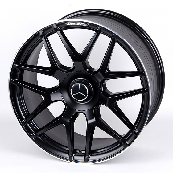 Литые диски 80879 Mercedes-Benz 7094X-CT400 22 J10 ET36 5x130 84.1 чёрный матовый + полированный обо: Фото 5