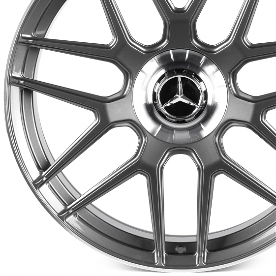 Кованые диски 0923-37 PTRACING FG474X-SL238 21 J10 ET42 5x112 66.5 графит + полированный обод: Фото 2