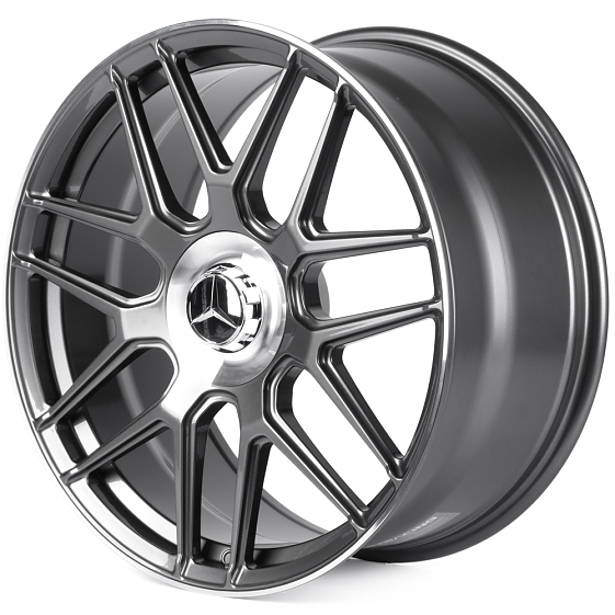 Кованые диски 0923-37 PTRACING FG474X-SL238 21 J10 ET42 5x112 66.5 графит + полированный обод: Фото 5