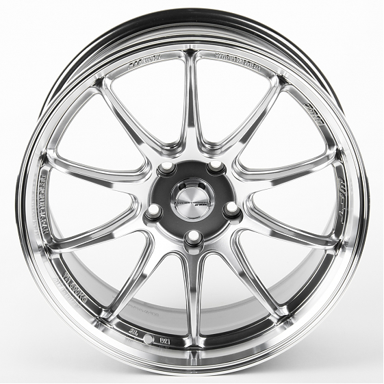 Литые диски 81078 Work F0111-SK164 18 J8.5 ET35 5x120 72.6 серебро тёмное + полированный обод: Фото 3