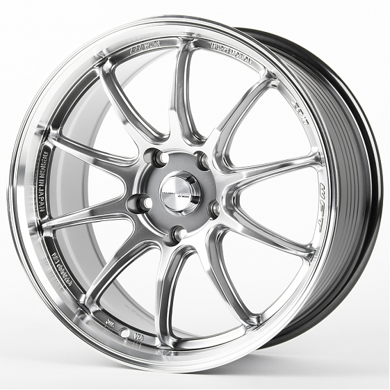 Литые диски 81078 Work F0111-SK164 18 J8.5 ET35 5x120 72.6 серебро тёмное + полированный обод: Фото 5