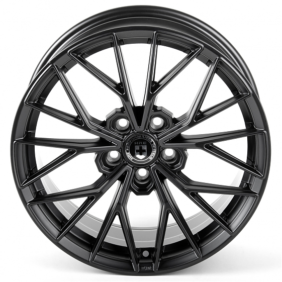 Литые диски 81176 HRE ZXDF0-DS182 17 J7.5 ET35 5x114.3 73.1 чёрный матовый: Фото 3