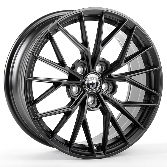 Литые диски 81176 HRE ZXDF0-DS182 17 J7.5 ET35 5x114.3 73.1 чёрный матовый: Фото 4