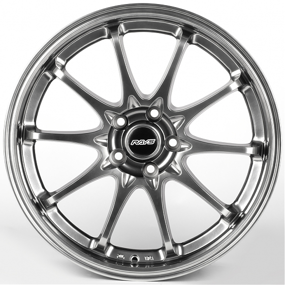 Литые диски 81924 Rays IVF-695-DS345 19 J8.5 ET35 5x114.3 73.1 серебро тёмное: Фото 1
