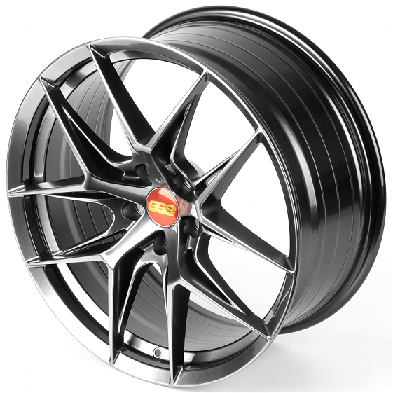 Литые диски 82495 BBS XF016 19 J8.5 ET38 5x108 73.1 серебро тёмное: Фото 6