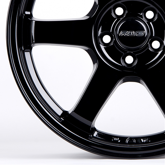 Литые диски 80883 Rays 6068D-SV272 17 J7.5 ET35 5x100 57.1 чёрный глянцевый: Фото 2
