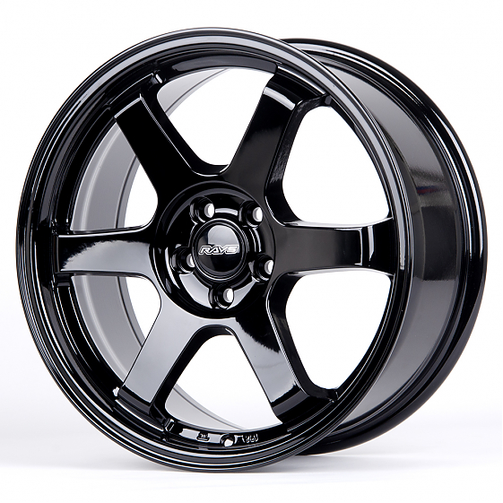 Литые диски 80883 Rays 6068D-SV272 17 J7.5 ET35 5x100 57.1 чёрный глянцевый: Фото 5