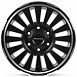 Кованые диски H260613A SKILL SB314-SB532 17 J8.5 ET30 6x139.7 93.1 чёрный матовый + полированный обо