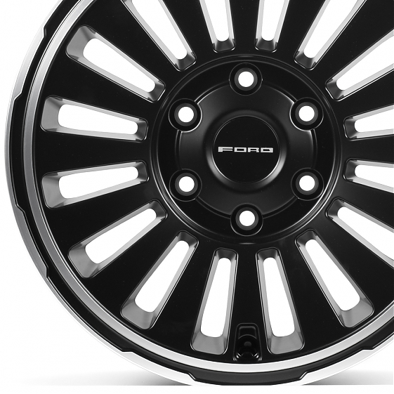 Кованые диски H260613A SKILL SB314-SB532 17 J8.5 ET30 6x139.7 93.1 чёрный матовый + полированный обо: Фото 2