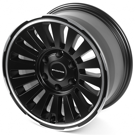 Кованые диски H260613A SKILL SB314-SB532 17 J8.5 ET30 6x139.7 93.1 чёрный матовый + полированный обо: Фото 5