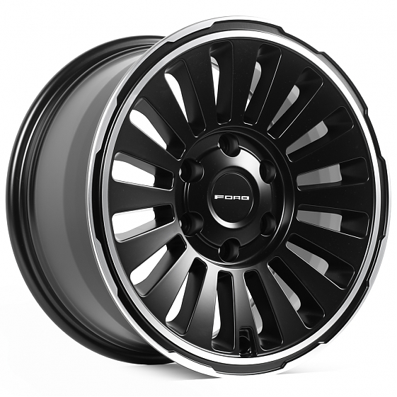 Кованые диски H260613A SKILL SB314-SB532 17 J8.5 ET30 6x139.7 93.1 чёрный матовый + полированный обо: Фото 6