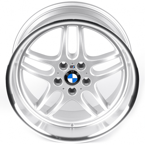 Литые диски 82360 BMW iV141-SF088 19 J10 ET20 5x120 74.1 серебро + полированный обод: Фото 3