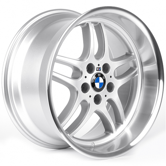 Литые диски 82360 BMW iV141-SF088 19 J10 ET20 5x120 74.1 серебро + полированный обод: Фото 4