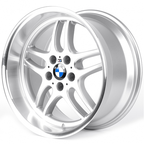 Литые диски 82360 BMW iV141-SF088 19 J10 ET20 5x120 74.1 серебро + полированный обод: Фото 5