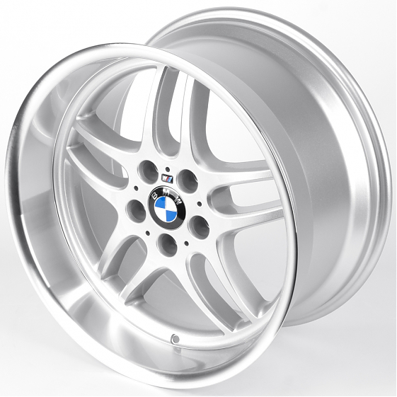 Литые диски 82360 BMW iV141-SF088 19 J10 ET20 5x120 74.1 серебро + полированный обод: Фото 6