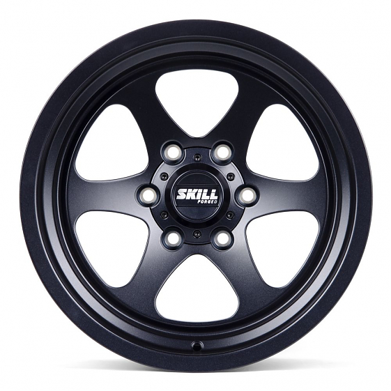 Кованые диски 230621Q SKILL SB052-DS186 17 J9.5 ET-25 6x139.7 106.1 черный матовый: Фото 1