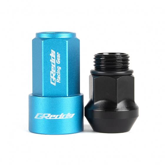 Комплект гаек 20194 Greddy M17L PRO конус 12x1,5 54mm бирюзовый HEX 19: Фото 3