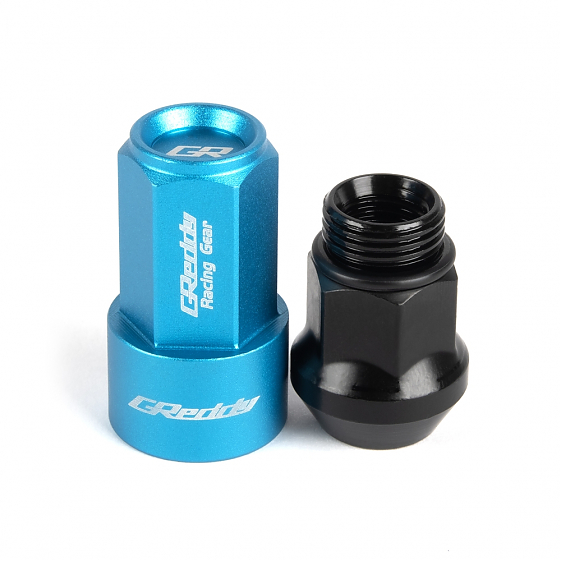 Комплект гаек 20194 Greddy M17L PRO конус 12x1,5 54mm бирюзовый HEX 19: Фото 4