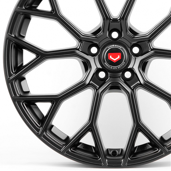 Литые диски 80782 Vossen BY05-SK163 18 J8 ET35 5x120 72.6 чёрный матовый: Фото 2