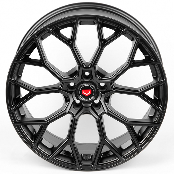 Литые диски 80782 Vossen BY05-SK163 18 J8 ET35 5x120 72.6 чёрный матовый: Фото 3