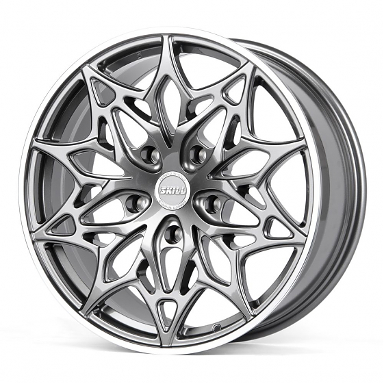 Кованые диски 230315T SKILL SL351-CS267 20 J9 ET40 5x150 110.1 графит глянцевый + полированный обод: Фото 5