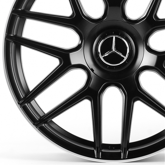 Литые диски 81684 Mercedes-Benz FC933-SM232 20 J9.5 ET43 5x112 66,45 чёрный матовый + полированный о: Фото 2