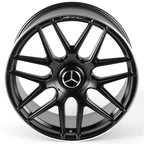 Литые диски 81684 Mercedes-Benz FC933-SM232 20 J9.5 ET43 5x112 66,45 чёрный матовый + полированный о: Фото 3