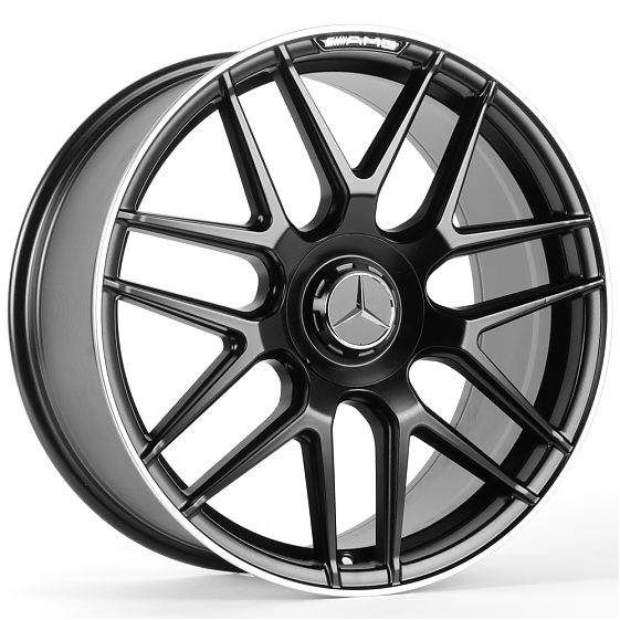 Литые диски 81684 Mercedes-Benz FC933-SM232 20 J9.5 ET43 5x112 66,45 чёрный матовый + полированный о: Фото 4