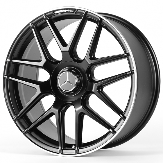 Литые диски 81684 Mercedes-Benz FC933-SM232 20 J9.5 ET43 5x112 66,45 чёрный матовый + полированный о: Фото 5