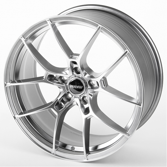 Литые диски 81097 Rays F0451-SL064 19 J8.5 ET35 5x114.3 73.1 серебро тёмное: Фото 6
