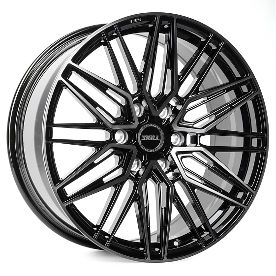Кованые диски H231102G SKILL SV749-SB418 20 J9 ET28 6x139.7 106.1 чёрный глянцевый + полированные сп: Фото 2