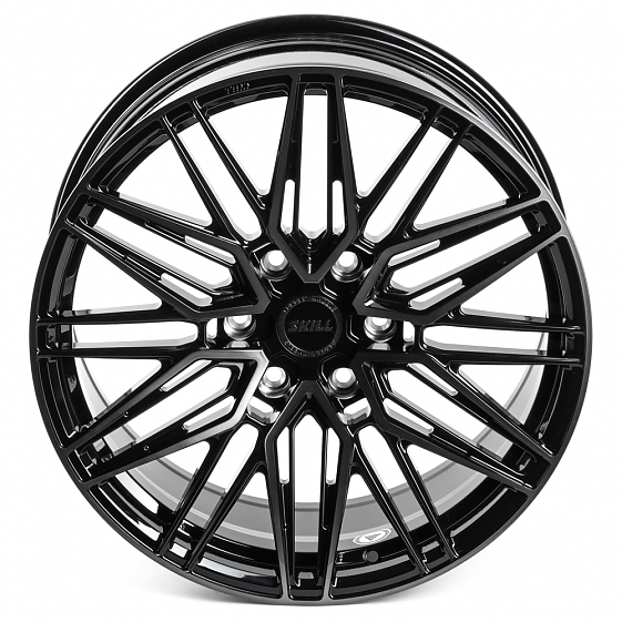 Кованые диски H231102G SKILL SV749-SB418 20 J9 ET28 6x139.7 106.1 чёрный глянцевый + полированные сп: Фото 3