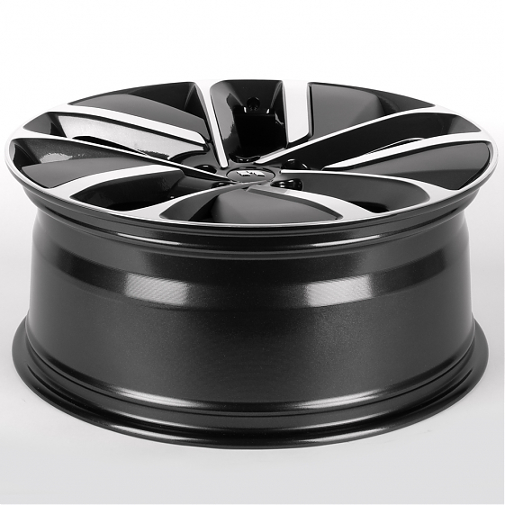 Литые диски 81824 LI IVF-3164-SF116 21 J9 ET45.5 5x120 62.5 графит + полированные спицы: Фото 7