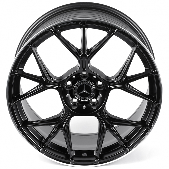 Литые диски 82133 Mercedes-Benz XL6003-DS347 19 J9.5 ET43 5x112 66.56 чёрный матовый + полированный : Фото 3