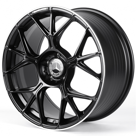 Литые диски 82133 Mercedes-Benz XL6003-DS347 19 J9.5 ET43 5x112 66.56 чёрный матовый + полированный : Фото 5