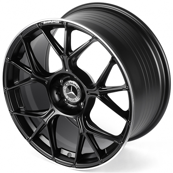 Литые диски 82133 Mercedes-Benz XL6003-DS347 19 J9.5 ET43 5x112 66.56 чёрный матовый + полированный : Фото 6