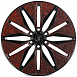 Кованые диски H240607G SKILL SV380-SV481 22 J9 ET19 6x139.7 77.8 чёрный глянцевый + карбон SFC09