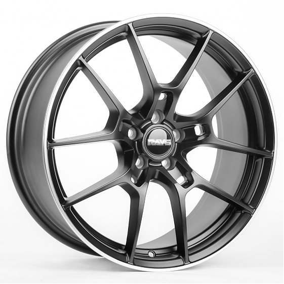 Литые диски 80382 Rays WC001-SK163 18 J8 ET33 5x114.3 73.1 чёрный глянцевый: Фото 4